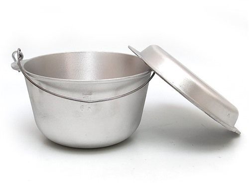 Алюминиевый казан-котелок с крышкой-сковородой 6 л алюминиевый казан-котелок с крышкой-сковородой 6 л