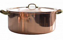 Кастрюля медная с крышкой CopperCraft