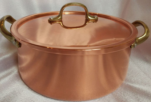 Кастрюля медная с крышкой CopperCraft фото 3 Кастрюля медная с крышкой CopperCraft фото 3