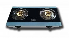 Двухкомфорочная газовая плита RICCI RGH-604B<p>
	 Цвет: Чёрный
</p>
<p>
	 Тип варочной панели: Газовая
</p>
<p>
	 Тип управления: Механическое
</p>
<p>
	 Рабочая поверхность: Закалённое стекло
</p>
<p>
	 Количество конфорок: 2
</p>
<p>
	 Электроподжиг конфорок: Есть
</p>
<p>
	 Размеры: 13,5х37,5х71 см
</p>
<p>
	 Дизайн: Италия
</p>
<p>
	 Гарантия: 1 год
</p>
 <br>