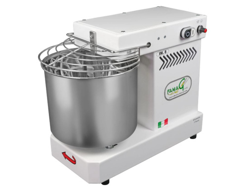 тестомес famag grilletta im8/230 для крутого теста 8 кг, 10 скоростей электрический