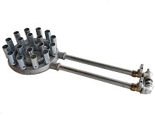 Форсунка газовая 19 Nozzel Jet LPG Burner 23 кВт <p>
</p>
 <pre>Источник топлива: бытовой газовый баллон (пропан-бутан)<p></p>
<p>Варианты установки: в печь, напольная</p>
<p>Под объем: до 50 л</p>
<p>Рабочее давление: 1-3 bar</p>
<p>Контуров: 2</p>
<p>Диаметр: 21 см</p>
<p>Длина: 58,5 см</p>
<p>Вес нетто: 3,7 кг</p></pre>
<p>
</p>
 <br>