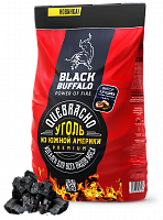 Уголь древесный премиальный Black Buffalo Quebracho 9 кгУголь для мангала, тандыра, печи для казана древесный Премиум 9 кг